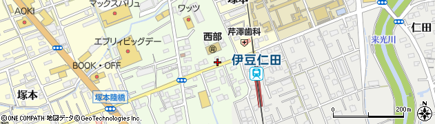 静岡県田方郡函南町間宮632周辺の地図