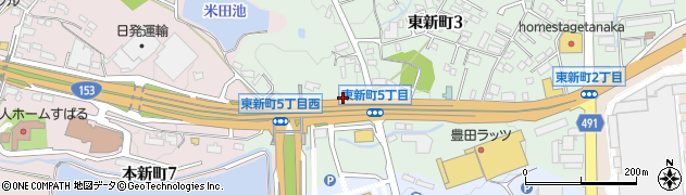 松屋 豊田東新町店周辺の地図