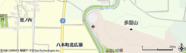 京都府南丹市八木町西田（早田）周辺の地図