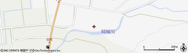 岡城川周辺の地図