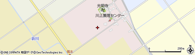 滋賀県竜王町（蒲生郡）川上周辺の地図