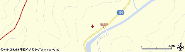 兵庫県宍粟市山崎町塩山1096周辺の地図