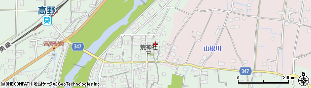 岡山県津山市高野本郷2885周辺の地図