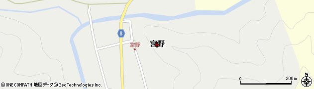 兵庫県神河町（神崎郡）宮野周辺の地図