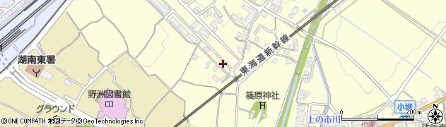 滋賀県野洲市上屋1637周辺の地図