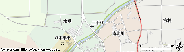 京都府南丹市八木町青戸（二十代）周辺の地図