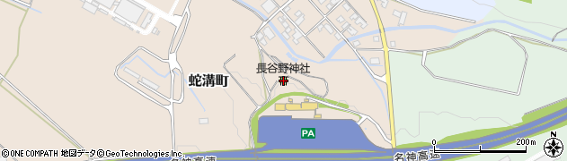 長谷野神社周辺の地図