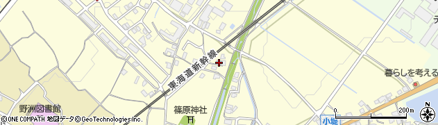 滋賀県野洲市上屋1436周辺の地図