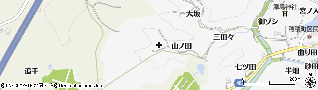 愛知県豊田市穂積町（山ノ田）周辺の地図