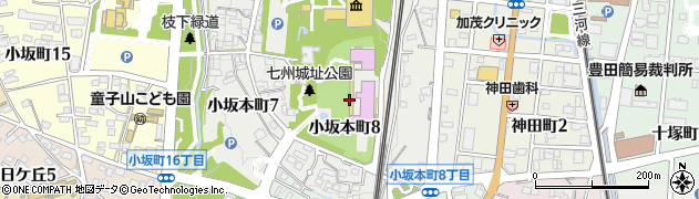 愛知県豊田市小坂本町8丁目周辺の地図