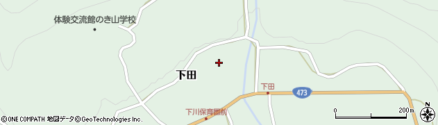 愛知県東栄町（北設楽郡）下田（親所）周辺の地図