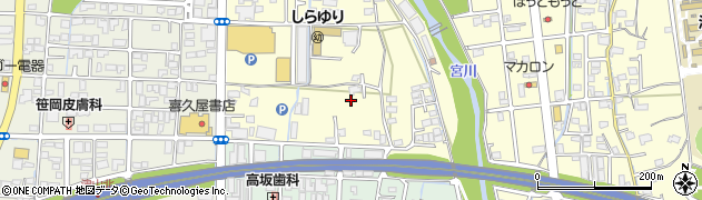 岡山県津山市上河原周辺の地図