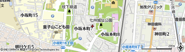 愛知県豊田市小坂本町7丁目90周辺の地図