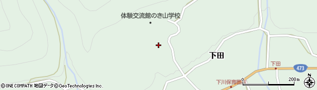 愛知県北設楽郡東栄町下田野中5周辺の地図
