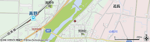 岡山県津山市高野本郷2858周辺の地図
