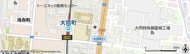 愛知県名古屋市南区大同町周辺の地図