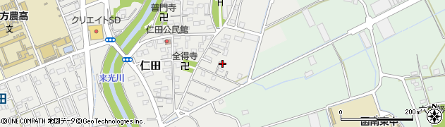静岡県田方郡函南町仁田468周辺の地図