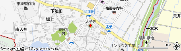 太子寺周辺の地図