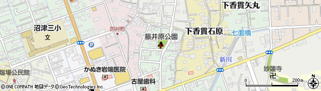 藤井原公園周辺の地図
