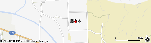 兵庫県丹波篠山市藤之木周辺の地図