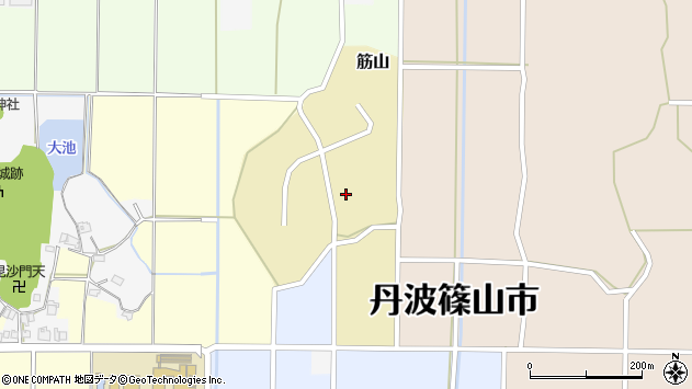 〒669-2315 兵庫県丹波篠山市筋山の地図