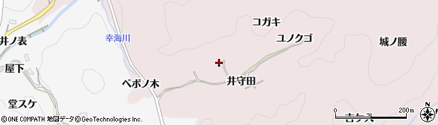 愛知県豊田市幸海町周辺の地図