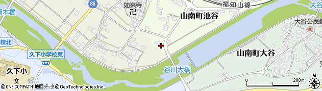 兵庫県丹波市山南町池谷60周辺の地図