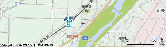 岡山県津山市高野本郷1888周辺の地図