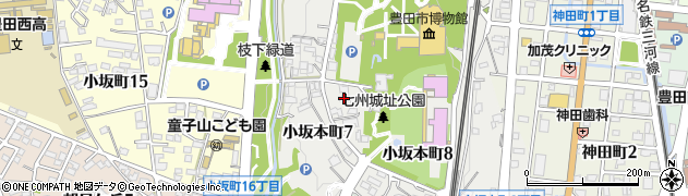 愛知県豊田市小坂本町7丁目84周辺の地図