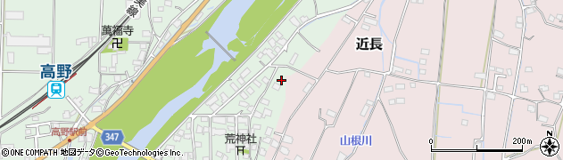 岡山県津山市高野本郷2891周辺の地図