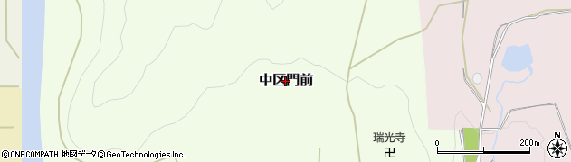兵庫県多可町（多可郡）中区門前周辺の地図