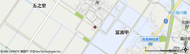 滋賀県野洲市五之里142周辺の地図