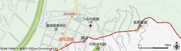 静岡県田方郡函南町畑毛257周辺の地図
