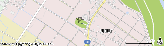 滋賀県守山市川田町1373周辺の地図