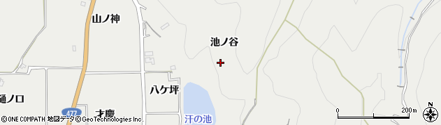 京都府亀岡市旭町（池ノ谷）周辺の地図