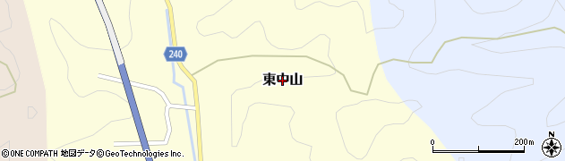 兵庫県佐用町（佐用郡）東中山周辺の地図