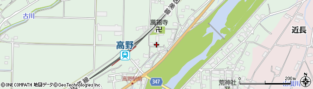 岡山県津山市高野本郷1930周辺の地図