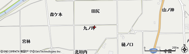 京都府亀岡市旭町（九ノ坪）周辺の地図