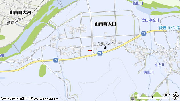〒669-3113 兵庫県丹波市山南町太田の地図