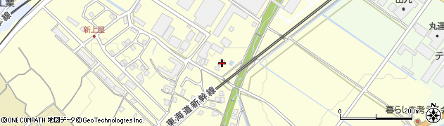 滋賀県野洲市上屋135周辺の地図