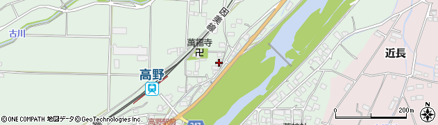 岡山県津山市高野本郷1941周辺の地図