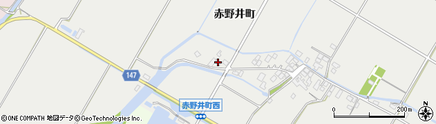 滋賀県守山市赤野井町1202周辺の地図