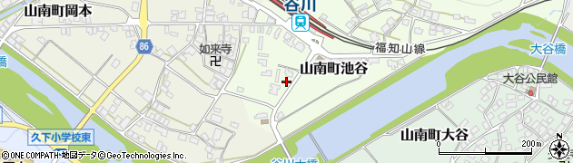 兵庫県丹波市山南町池谷100周辺の地図