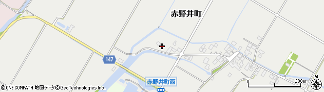 滋賀県守山市赤野井町2080周辺の地図