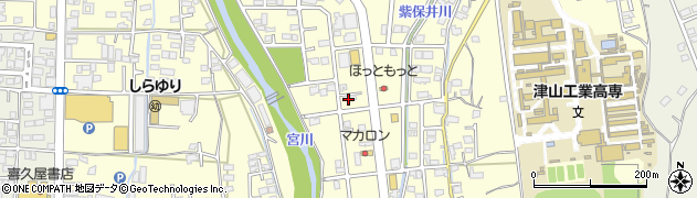 リコー中国株式会社　津山営業所周辺の地図