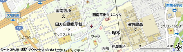 静岡県田方郡函南町間宮651周辺の地図