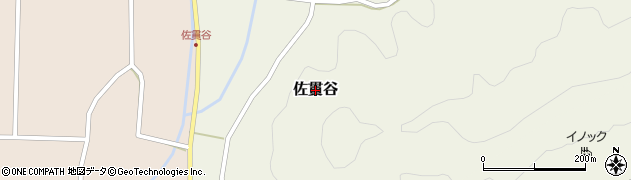 兵庫県丹波篠山市佐貫谷周辺の地図
