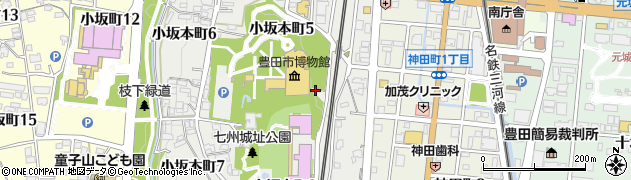 愛知県豊田市小坂本町8丁目7周辺の地図