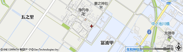 滋賀県野洲市五之里89周辺の地図