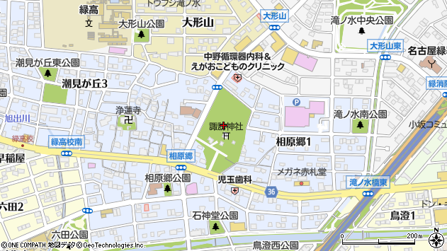 〒458-0033 愛知県名古屋市緑区相原郷の地図
